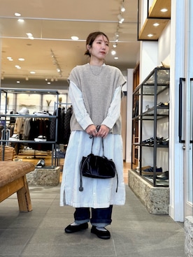 「アイテム（その他シューズ）」を使った、yukoさん（レディース・158cm）の冬コーディネート