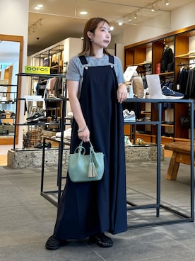 「アイテム（トップス）」を使った、おかもさん（レディース・158cm）の夏コーディネート
