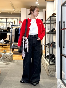 「Lee（リー）のアイテム」を使った、おゆさん（レディース・158cm）の夏コーディネート