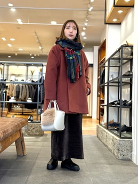 yukoさん(レディース・158cm)の冬コーディネート