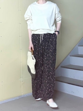 「ナチュラル×イエベ春」｜「アイテム（その他シューズ）」を使った、yamaさん（レディース・162cm）の春コーディネート