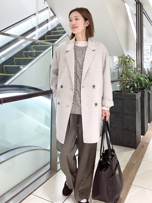 かぐれ（カグレ）の「コットンオーガンジーシャツカーディガン