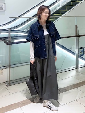 「ナチュラル×イエベ春」｜「アイテム（ワンピース/ドレス）」を使った、yamaさん（レディース・162cm）の春コーディネート