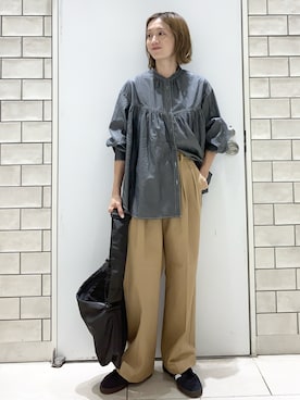 「adidasスニーカー」｜yamaさん（レディース・162cm）の夏コーディネート