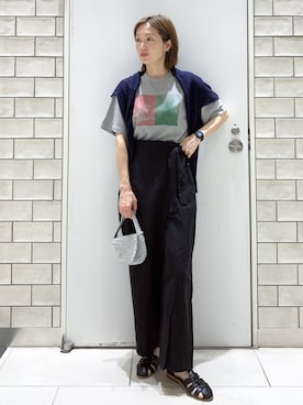 「unify（ユニファイ）のアイテム」を使った、yamaさん（レディース・162cm）の春コーディネート