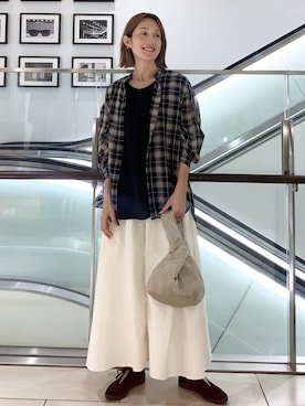 「かぐれ」｜yamaさん（レディース・162cm）の夏コーディネート