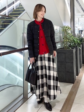 「FORK&SPOON」｜「アイテム（その他シューズ）」を使った、yamaさん（レディース・162cm）の秋コーディネート