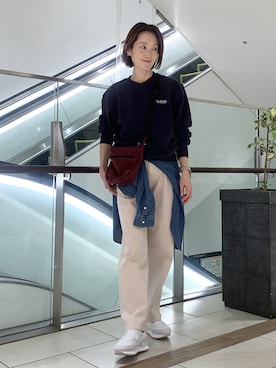 「PUMA（プーマ）のアイテム」を使った、yamaさん（骨格ナチュラル・レディース・162cm）の冬コーディネート
