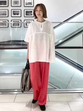 「かぐれ」｜yamaさん（レディース・162cm）の夏コーディネート