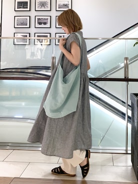 「soil（ソイル）のアイテム（ワンピース/ドレス）」を使った、yamaさん（レディース・162cm）の春コーディネート
