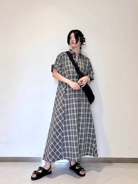 「柄物」｜のぐさん（レディース・165cm）の夏コーディネート