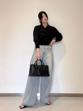 「KBF（ケイビーエフ）のアイテム（シューズ）」を使った、のぐさん（レディース・165cm）の春コーディネート