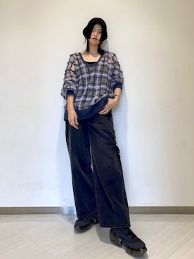 「grounds（グラウンズ）のアイテム」を使った、のぐさん（レディース・165cm）の秋コーディネート