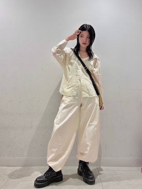 「SENSE OF PLACE by URBAN RESEARCH（センスオブプレイスバイアーバンリサーチ）のアイテム（トートバッグ）」を使った、のぐさん（レディース・165cm）の秋コーディネート
