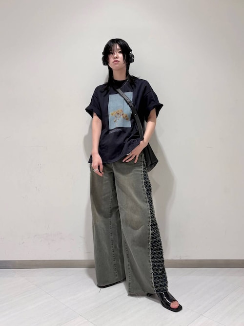 セール】ピンタックフォトプリントTEE（Tシャツ/カットソー）｜KBF