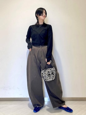 「アイテム（その他トップス）」を使った、のぐさん（レディース・165cm）の夏コーディネート