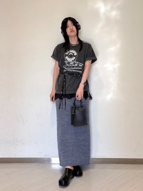 メランジRIBニットスカート（スカート）｜KBF（ケイビーエフ）の