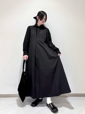 「アイテム（ヘアゴム）」を使った、のぐさん（レディース・165cm）の秋コーディネート