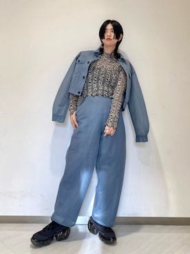 「grounds（グラウンズ）のアイテム」を使った、のぐさん（レディース・165cm）の夏コーディネート