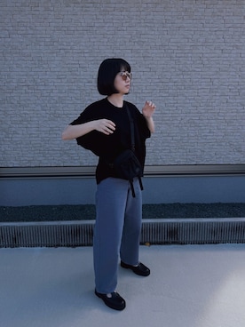 「アイテム（サングラス）」を使った、pinpinangieさん（レディース・165cm）の秋コーディネート