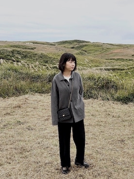 「TOD’S（トッズ）のアイテム」を使った、pinpinangieさん（レディース・165cm）の秋コーディネート