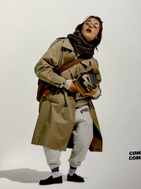 「アイテム（パンツ）」を使った、あやこさん（レディース・165cm・10代）の秋コーディネート