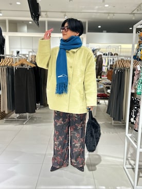 「アイテム（トップス）」を使った、モエカさん（レディース・165cm）の秋コーディネート