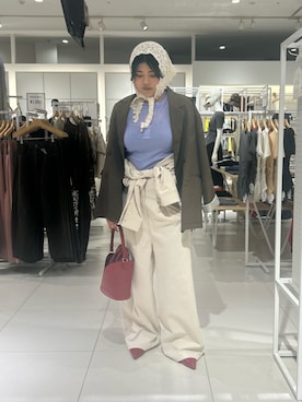 「アイテム（ワンピース/ドレス）」を使った、モエカさん（レディース・165cm）の秋コーディネート