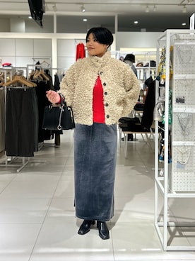 「アイテム（ジャケット/アウター）」を使った、モエカさん（レディース・165cm）の秋コーディネート