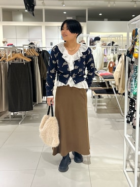 「アイテム（その他シューズ）」を使った、モエカさん（レディース・165cm）の冬コーディネート