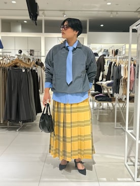 「アイテム（シューズ）」を使った、モエカさん（レディース・165cm）の秋コーディネート