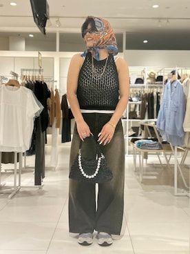 「アイテム（タンクトップ）」を使った、harelleさん（レディース・165cm）の夏コーディネート