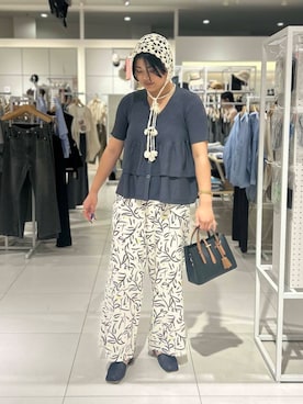 「SENSE OF PLACE by URBAN RESEARCH（センスオブプレイスバイアーバンリサーチ）のアイテム（サンダル）」を使った、モエカさん（レディース・165cm）の夏コーディネート