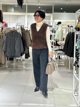 モエカさん（レディース・165cm）の冬コーディネート