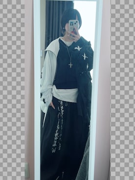 「NOVESSEL（ノベセル）のアイテム」を使った、楪.さん（レディース・149cm）の冬コーディネート