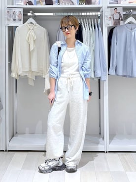 「JEANASIS（ジーナシス）のアイテム」を使った、mahimahi0220さん（レディース・159cm）の春コーディネート