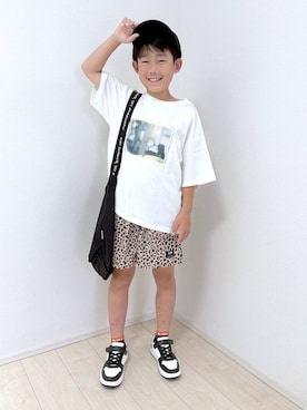 「GLOBAL WORK（グローバルワーク）のアイテム（帽子）」を使った、mahimahi0220さん（キッズ・134cm）の夏コーディネート