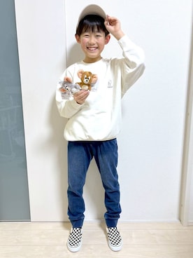 mahimahi0220さん（キッズ・132cm）の冬コーディネート