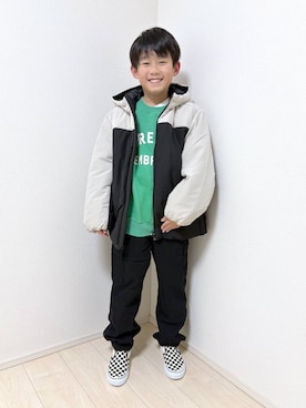 「アイテム（パンツ）」を使った、mahimahi0220さん（キッズ・131cm）の冬コーディネート