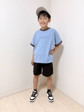 「GLOBAL WORK（グローバルワーク）のアイテム（帽子）」を使った、mahimahi0220さん（キッズ・134cm）の夏コーディネート
