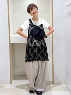 「GLOBAL WORK（グローバルワーク）のアイテム（パンツ）」を使った、mahimahi0220さん（レディース・159cm）の夏コーディネート
