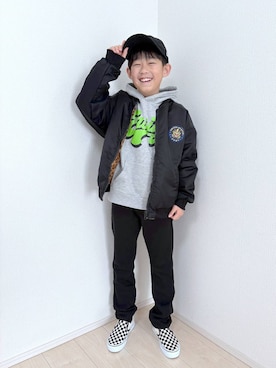mahimahi0220さん（キッズ・132cm）の冬コーディネート