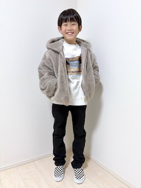 「アイテム（ブルゾン）」を使った、mahimahi0220さん（キッズ・130cm）の秋コーディネート