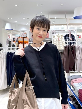 「アイテム（チョーカー）」を使った、mahimahi0220さん（レディース・159cm）の冬コーディネート