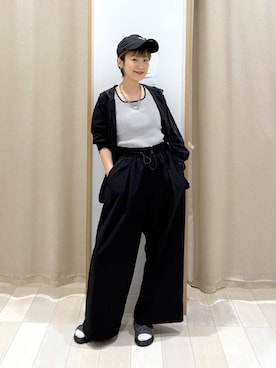 「GLOBAL WORK（グローバルワーク）のアイテム（ジャケット/アウター）」を使った、mahimahi0220さん（レディース・159cm）の夏コーディネート