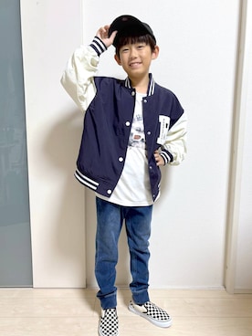 「アイテム（ジャケット/アウター）」を使った、mahimahi0220さん（キッズ・129cm）の秋コーディネート