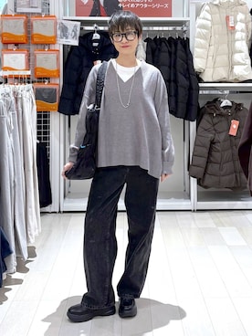 「GLOBAL WORK（グローバルワーク）のアイテム（サングラス）」を使った、mahimahi0220さん（レディース・159cm）の秋コーディネート