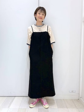 「キッズ服」｜「アイテム（ワンピース/ドレス）」を使った、mahimahi0220さん（レディース・159cm）の春コーディネート