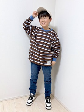 mahimahi0220さん（キッズ・132cm）の冬コーディネート