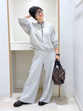 「GLOBAL WORK（グローバルワーク）のアイテム（ニットキャップ/ビーニー）」を使った、mahimahi0220さん（レディース・159cm）の秋コーディネート